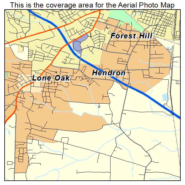 Hendron, KY location map 