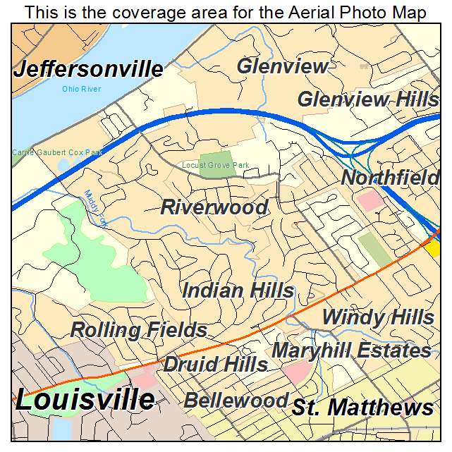 Indian Hills, KY location map 