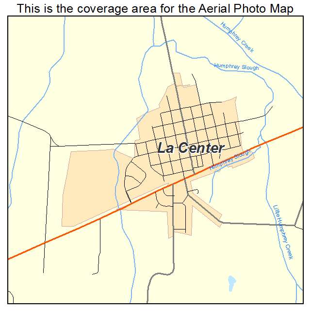 La Center, KY location map 
