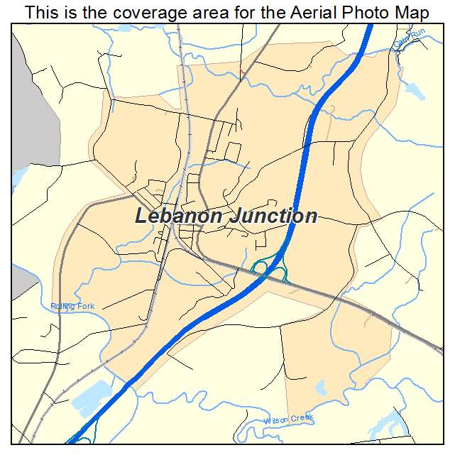 Lebanon Junction, KY location map 