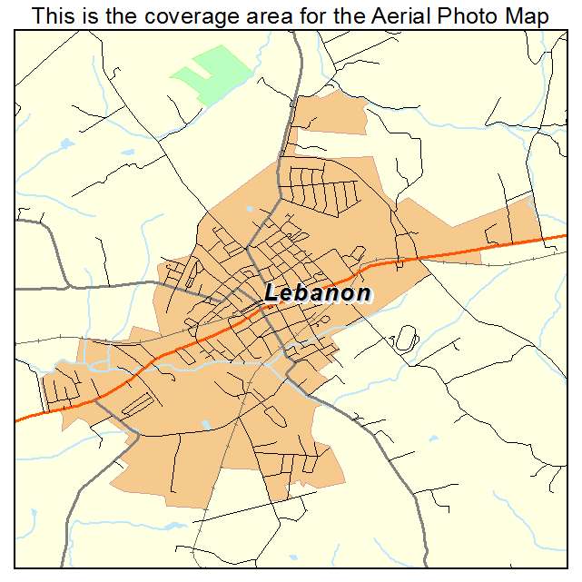Lebanon, KY location map 
