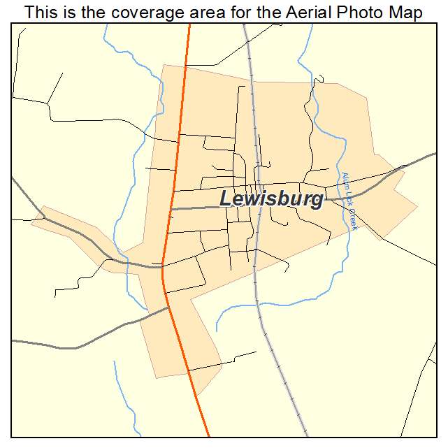 Lewisburg, KY location map 