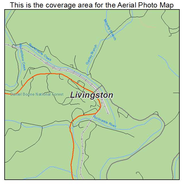 Livingston, KY location map 