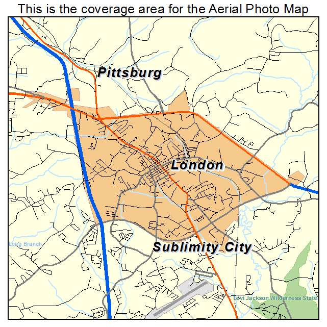 London, KY location map 