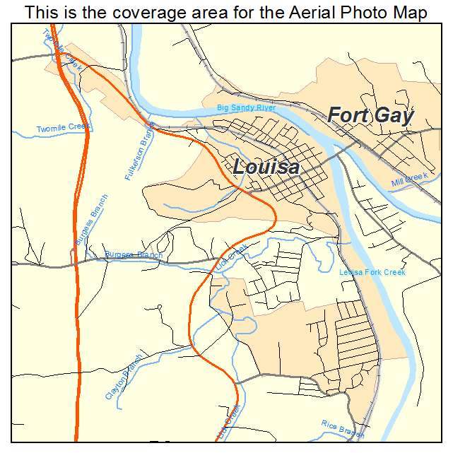 Aerial Photography Map Of Louisa KY Kentucky Aerial Photography Map Of Louisa KY Kentucky