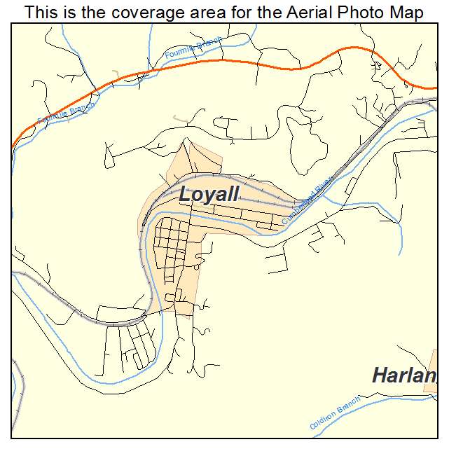 Loyall, KY location map 