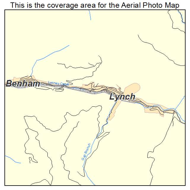 Lynch, KY location map 
