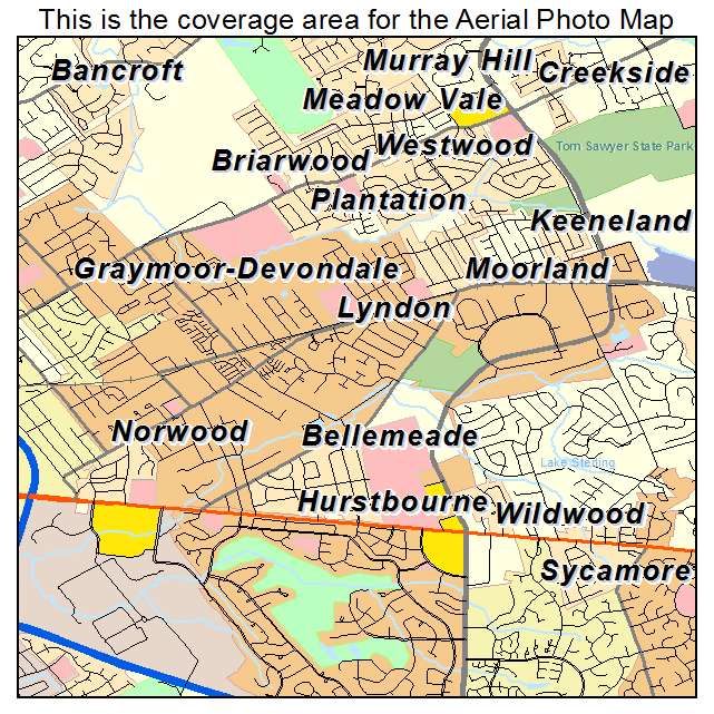 Lyndon, KY location map 