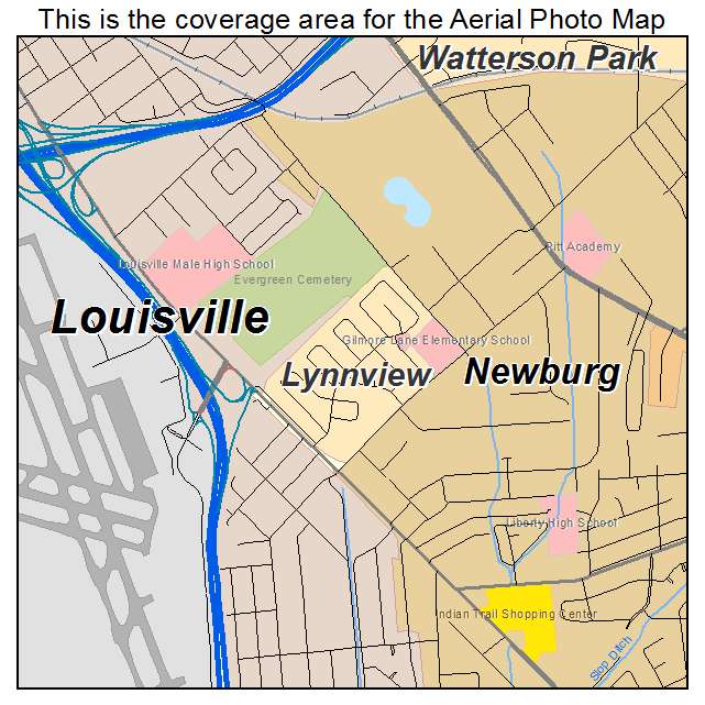 Lynnview, KY location map 