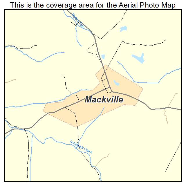 Mackville, KY location map 