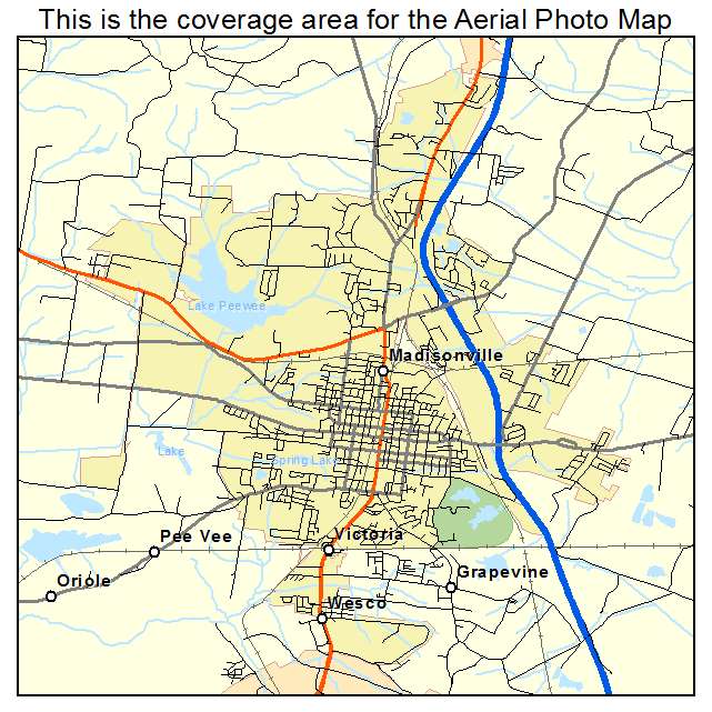 Madisonville, KY location map 