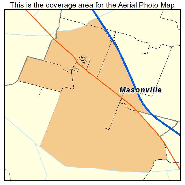 Masonville, KY location map 
