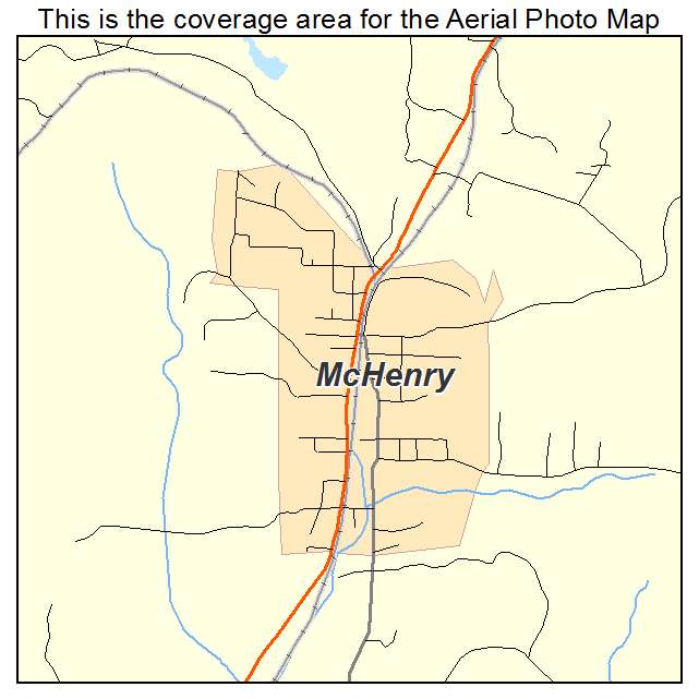 McHenry, KY location map 