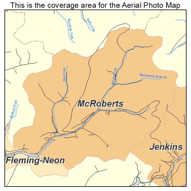 McRoberts, KY location map 
