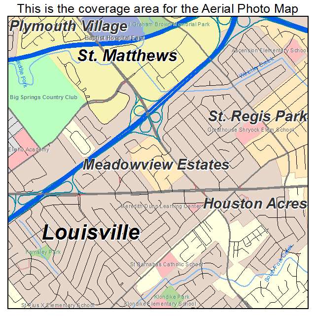 Meadowview Estates, KY location map 