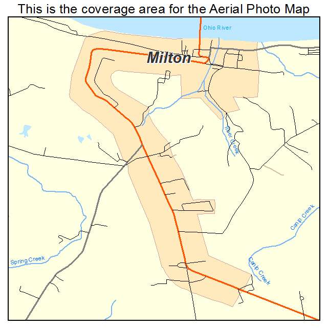 Milton, KY location map 