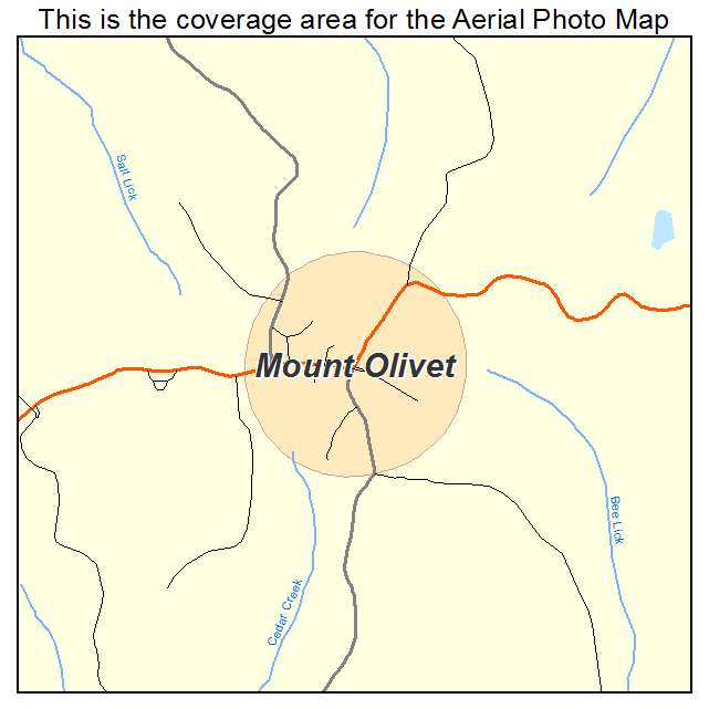 Mount Olivet, KY location map 