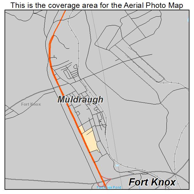 Muldraugh, KY location map 