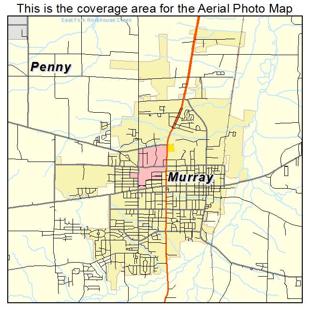 Murray, KY location map 