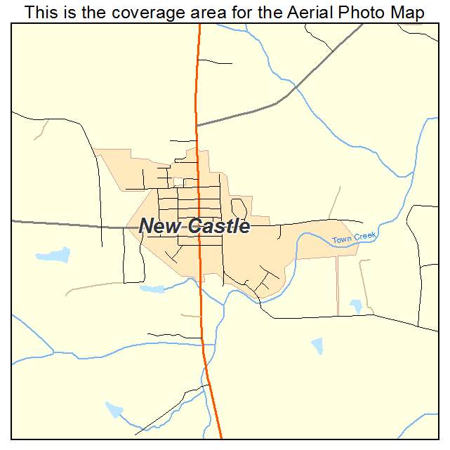 New Castle, KY location map 