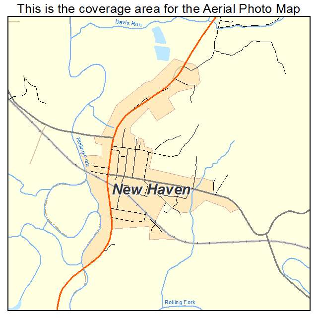 New Haven, KY location map 