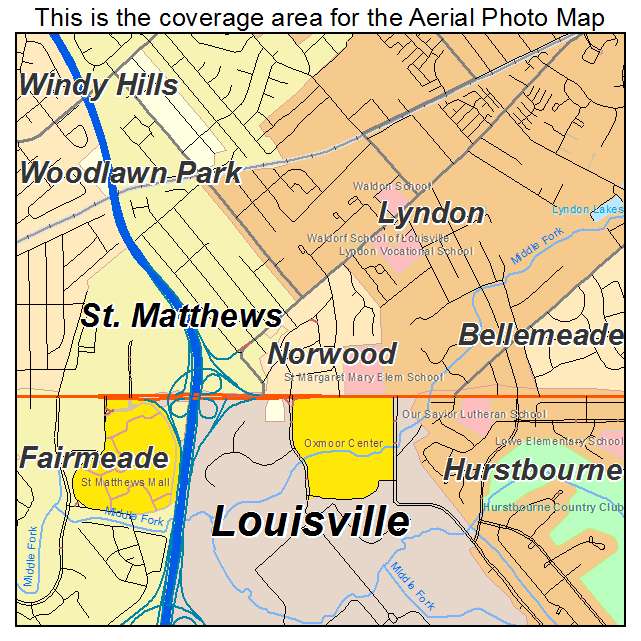 Norwood, KY location map 