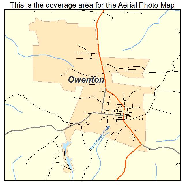 Owenton, KY location map 