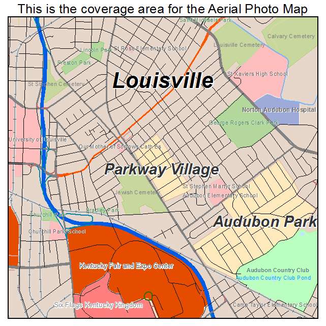 Parkway Village, KY location map 