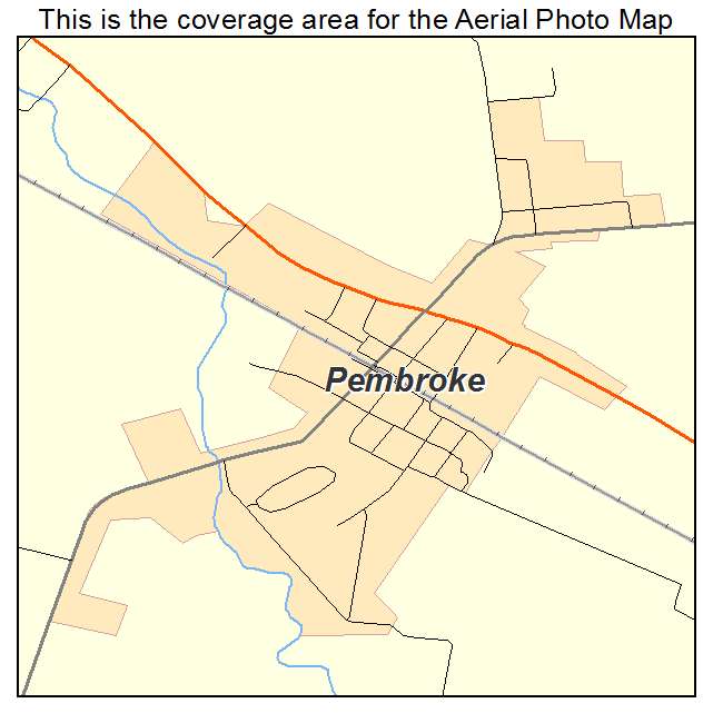 Pembroke, KY location map 