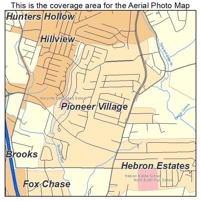 Pioneer Village, KY location map 