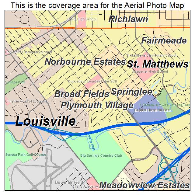 Plymouth Village, KY location map 