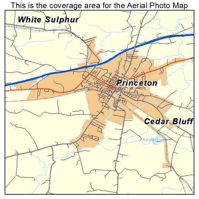 Aerial Photography Map Of Princeton KY Kentucky
