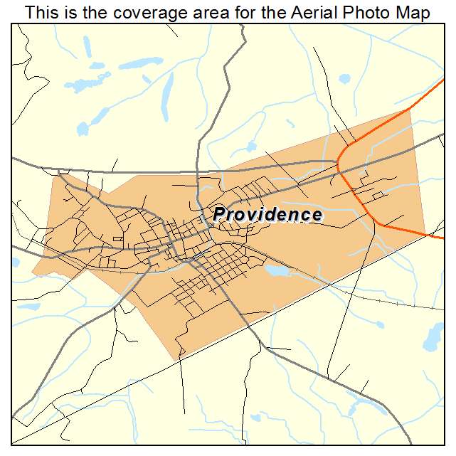 Providence, KY location map 