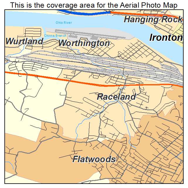 Raceland, KY location map 