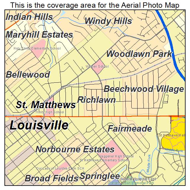 Richlawn, KY location map 