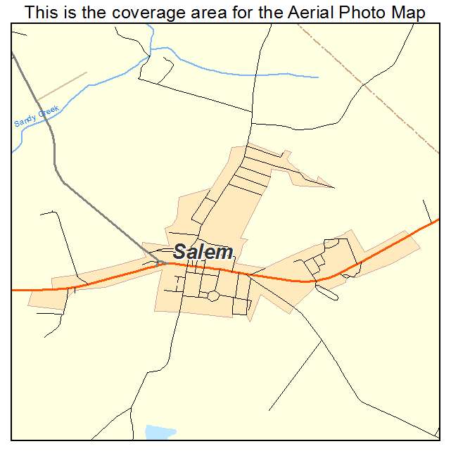 Salem, KY location map 
