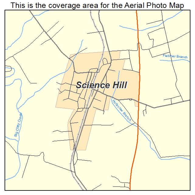 Science Hill, KY location map 