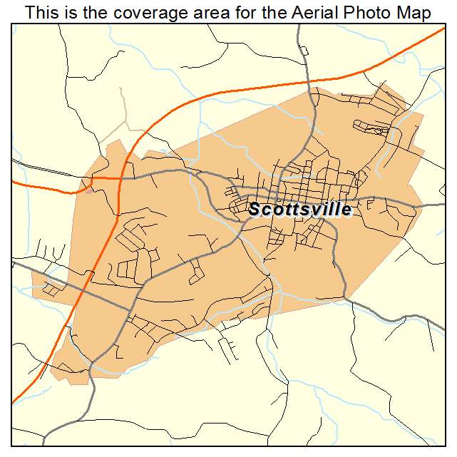 Scottsville, KY location map 