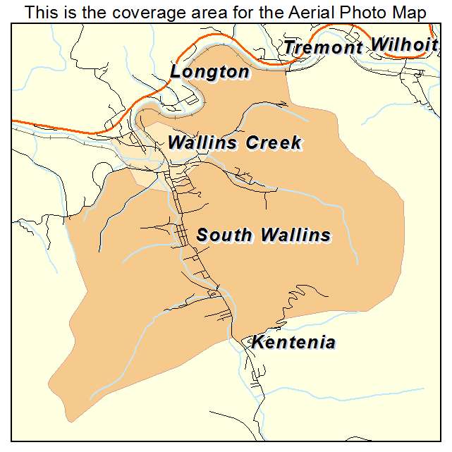 South Wallins, KY location map 