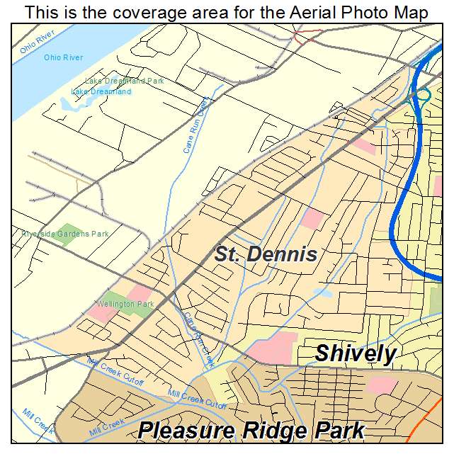 St Dennis, KY location map 