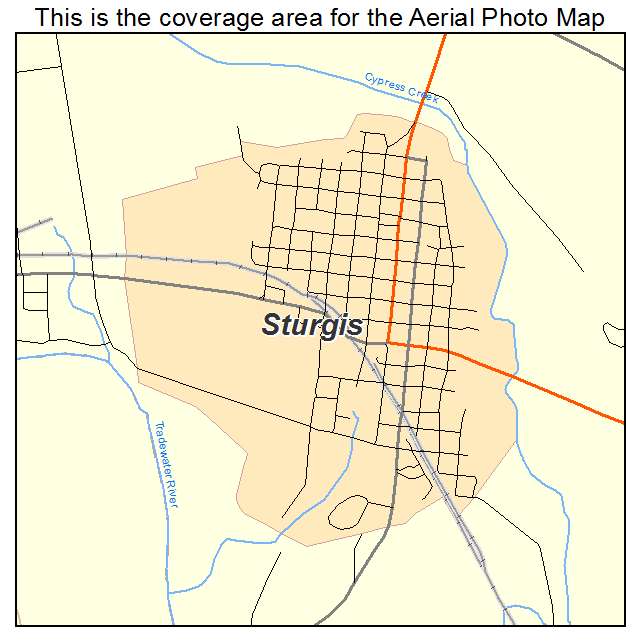 Sturgis, KY location map 
