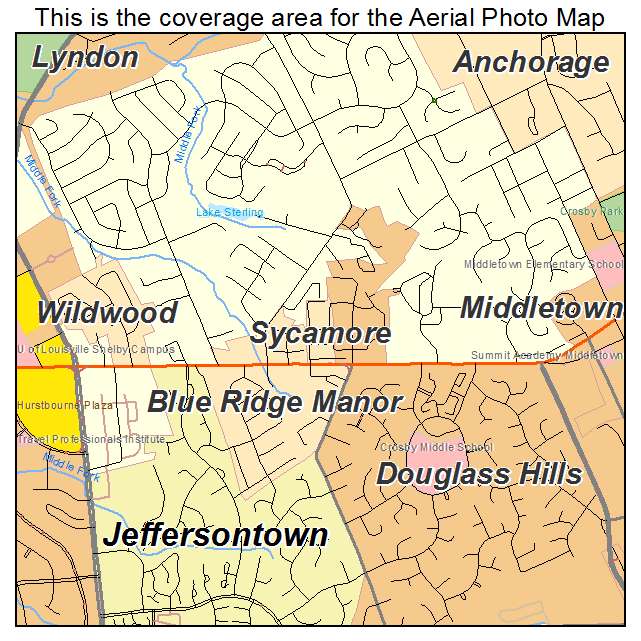 Sycamore, KY location map 