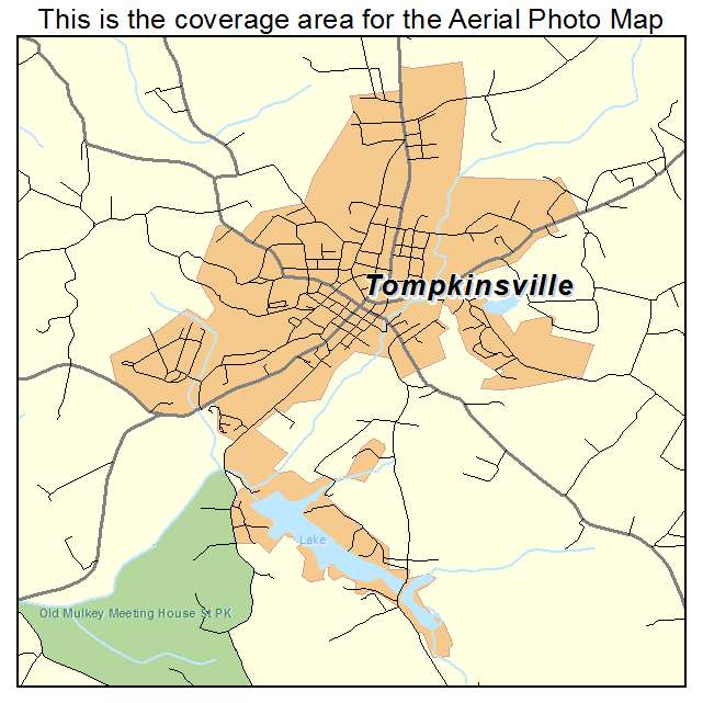Tompkinsville, KY location map 