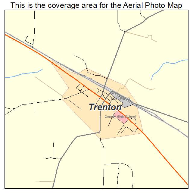 Trenton, KY location map 