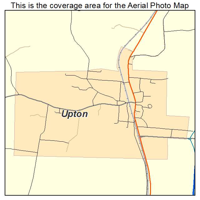 Upton, KY location map 