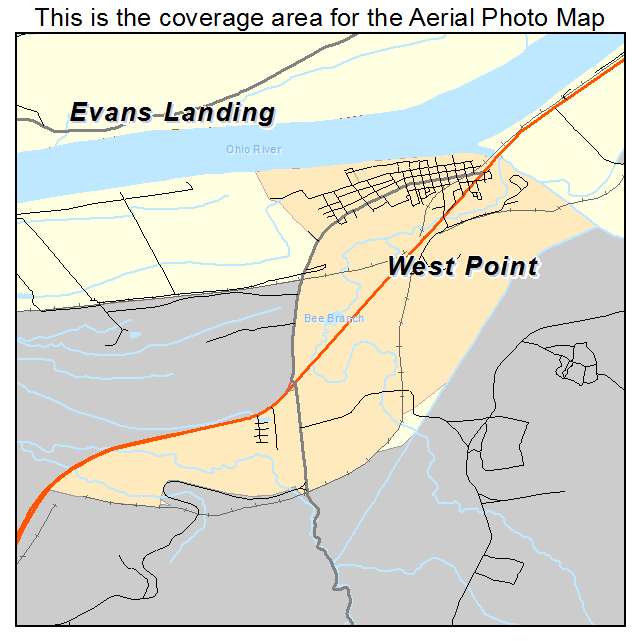 West Point, KY location map 