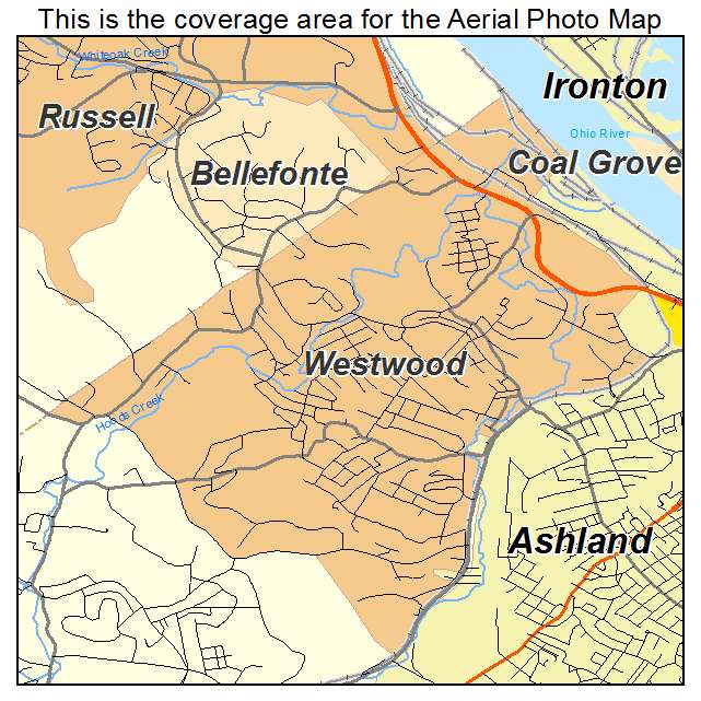 Westwood, KY location map 