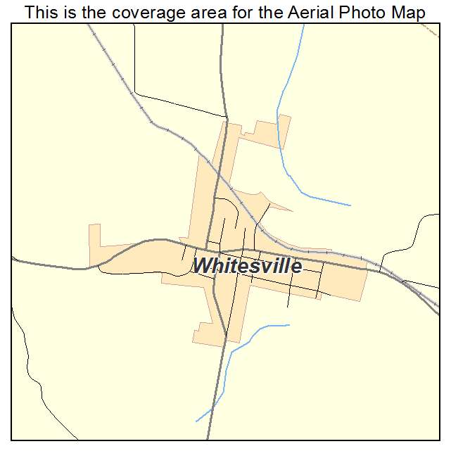 Whitesville, KY location map 