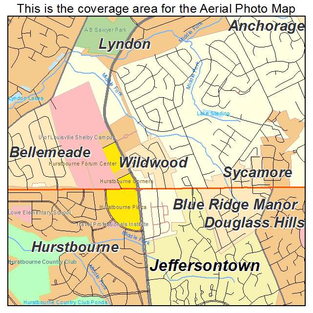 Wildwood, KY location map 
