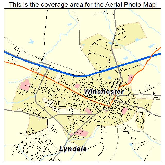Winchester, KY location map 